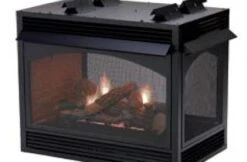Empire 36 Inch Vail Premium Vent Free Propane Gas See-Through Fireplace