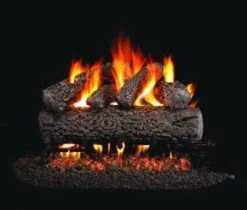 Ventis 18' Allegheny Oak Vented Natural Gas Log Set And Burner